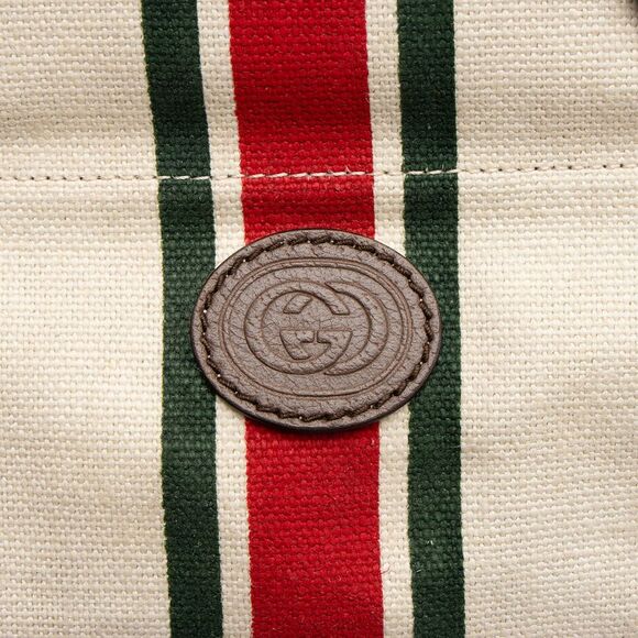 Gucci Canvas Web Foldable Large Tote - Picture 11 of 16